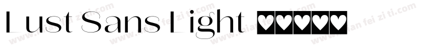 Lust Sans Light字体转换